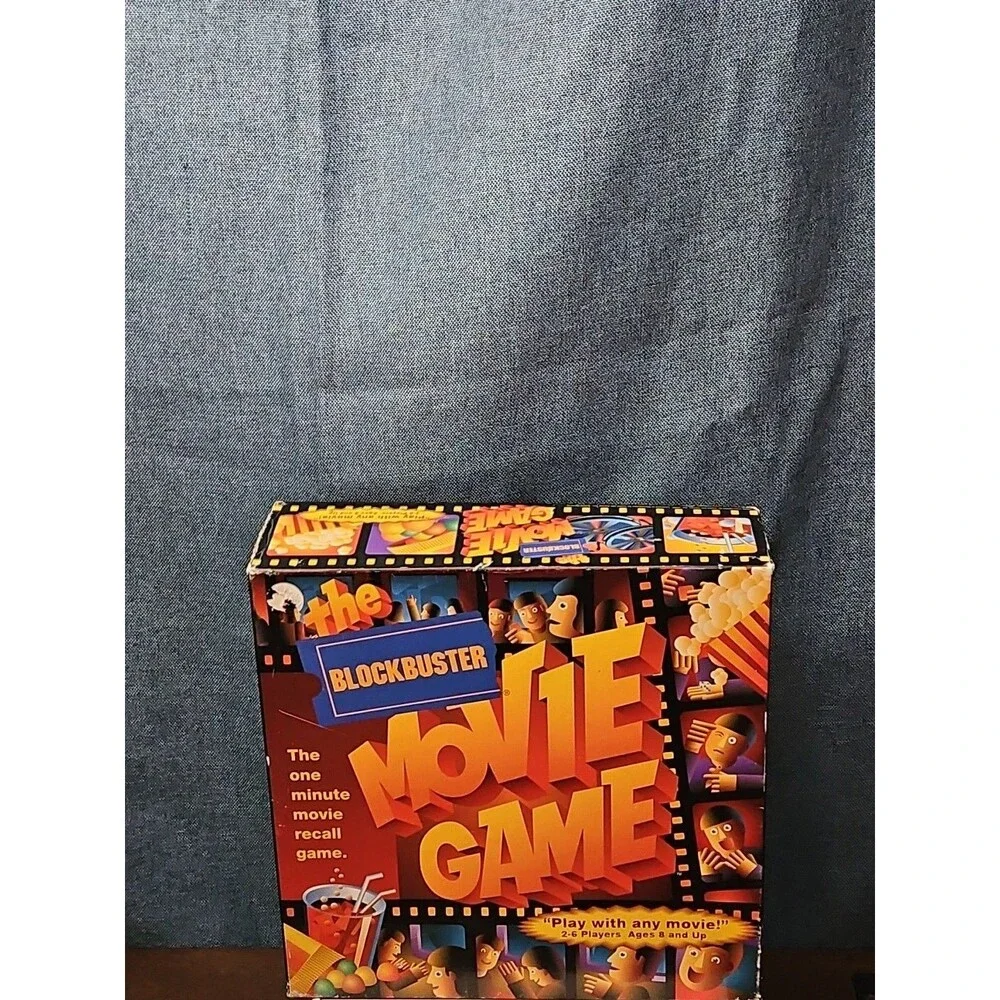 Blockbuster Movie Game | 2000 Vintage Board Game | 100% Complete with Timer |